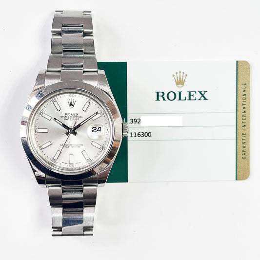 Rolex Datejust II Silver Dial 116300