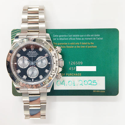 Rolex Daytona Black Diamond Dial 126509G (2025)