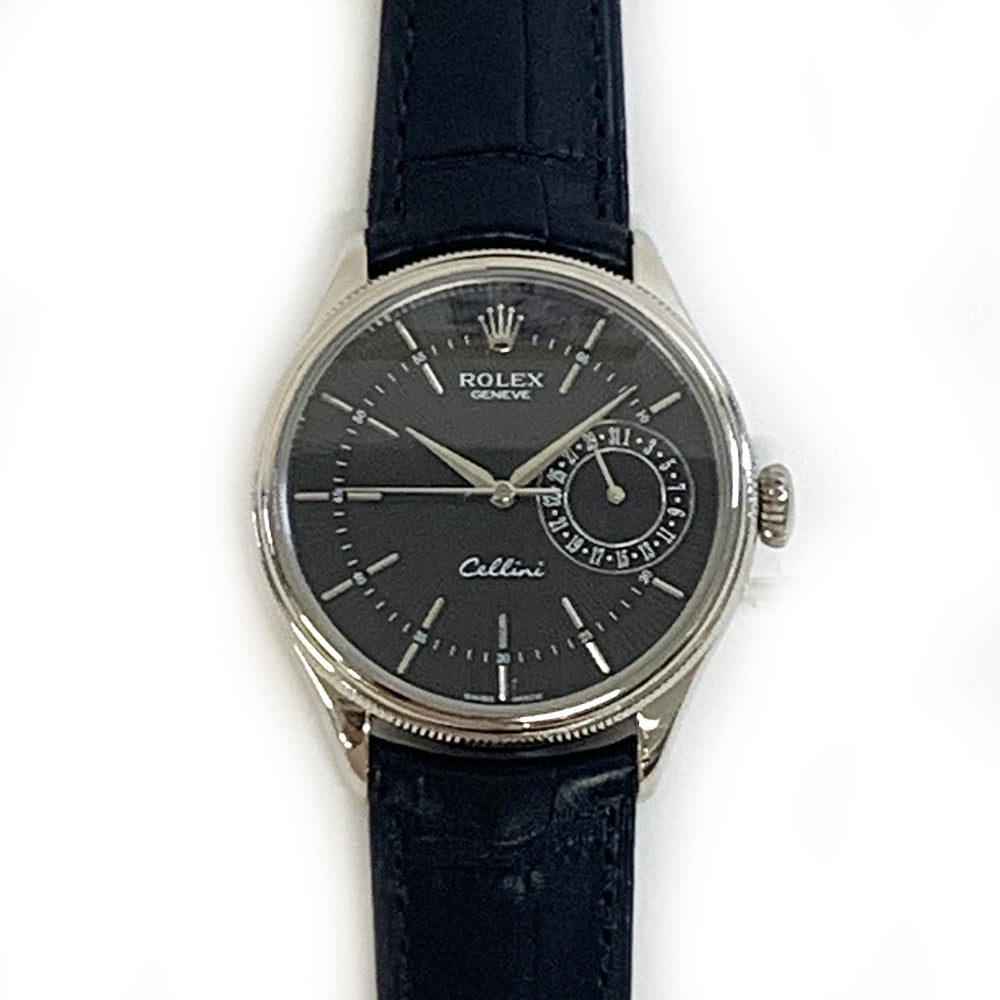 Rolex Cellini Date Black Dial 50519