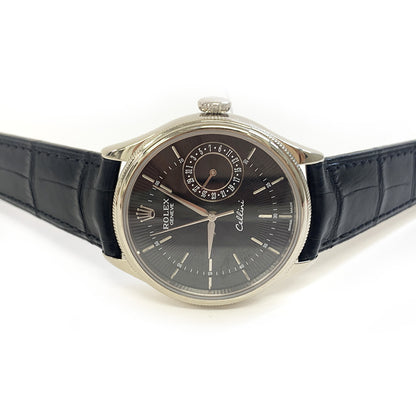 Rolex Cellini Date Black Dial 50519