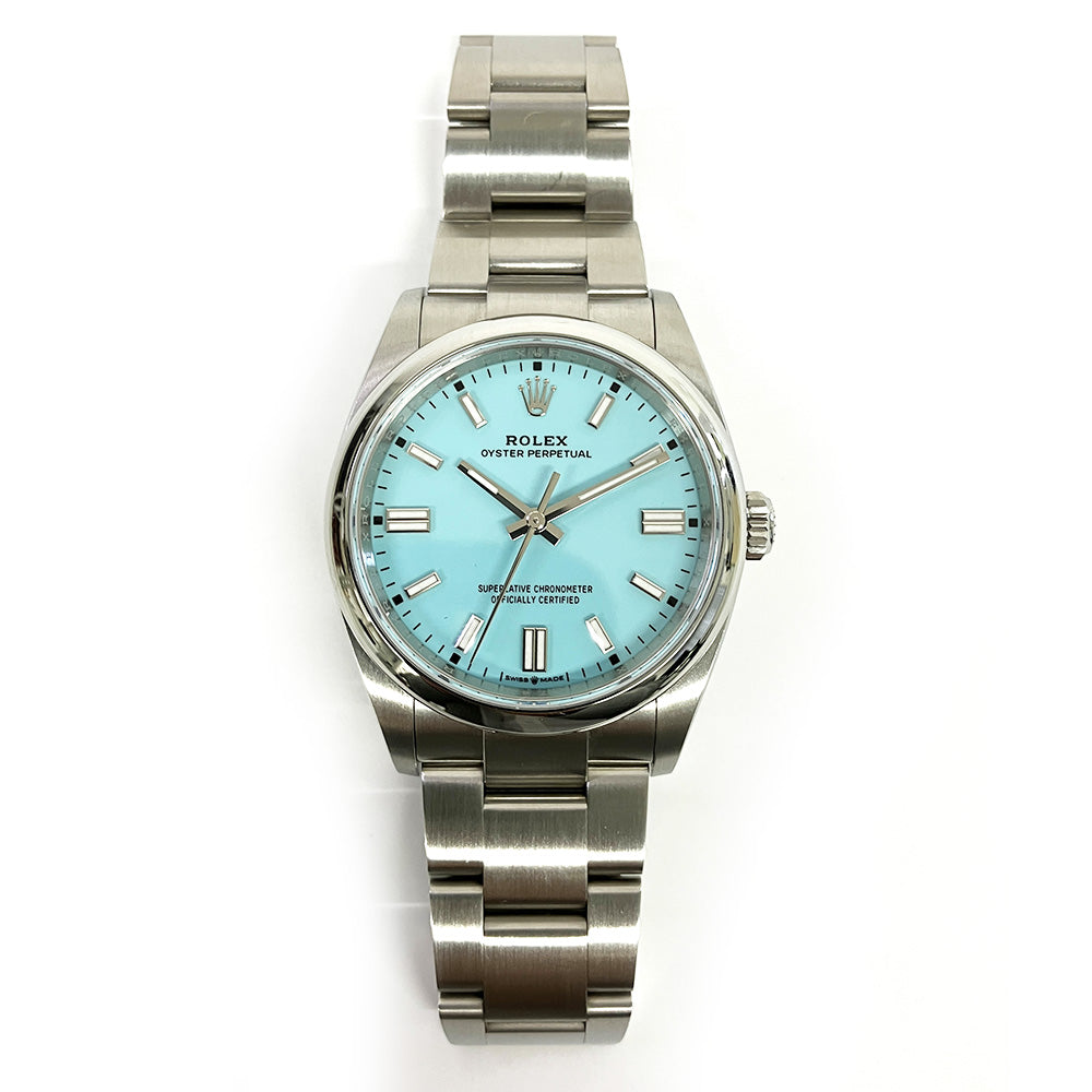 Rolex Oyster Perpetual 36mm Turquoise Dial 126000