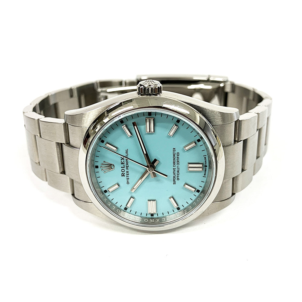 Rolex Oyster Perpetual 36mm Turquoise Dial 126000