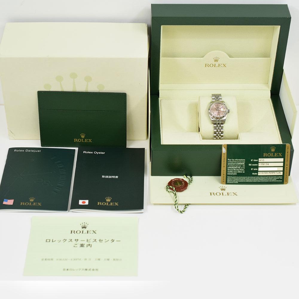 Rolex Lady Datejust 26mm Pink Diamond Dial 179174G