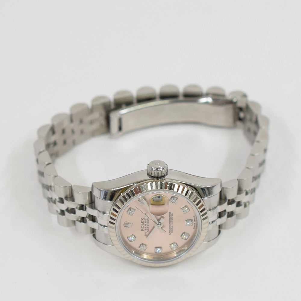 Rolex Lady Datejust 26mm Pink Diamond Dial 179174G