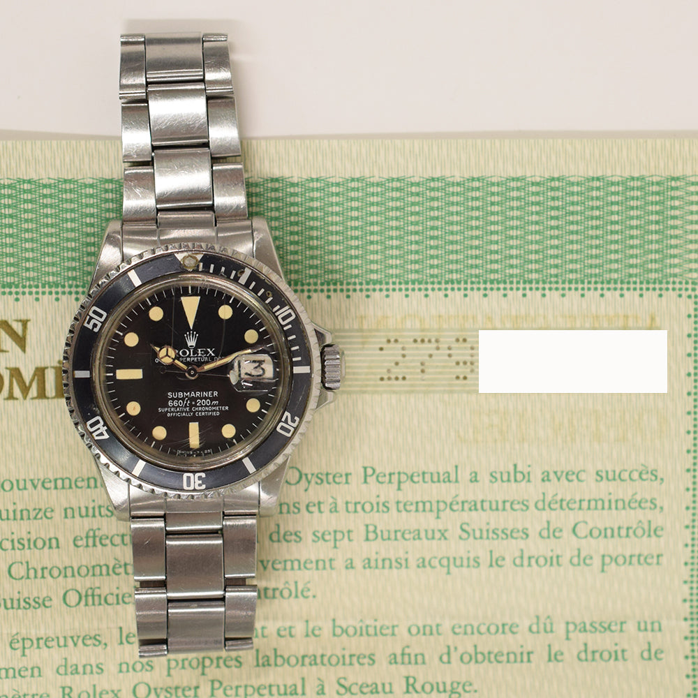 Rolex Submariner Date 40mm Black Dial 1680 (1973)