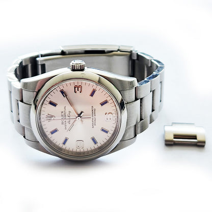 Rolex Air King Silver Dial 114200