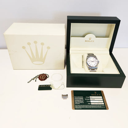 Rolex Air King Silver Dial  114200 (2009)