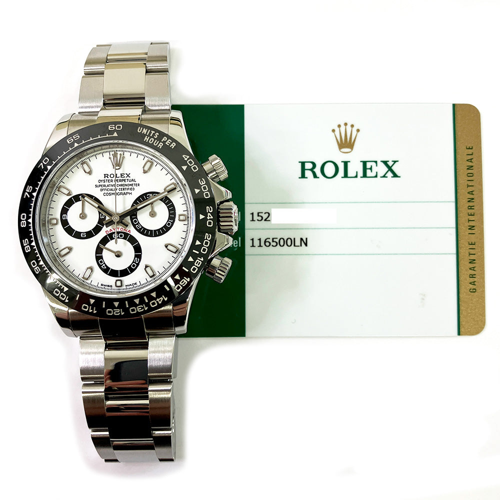 Rolex Daytona Ceramic Bezel White Dial 116500LN