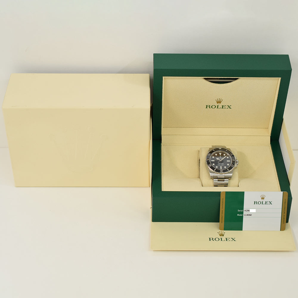 Rolex Submariner No Date 40mm Black Dial 114060 (2018)