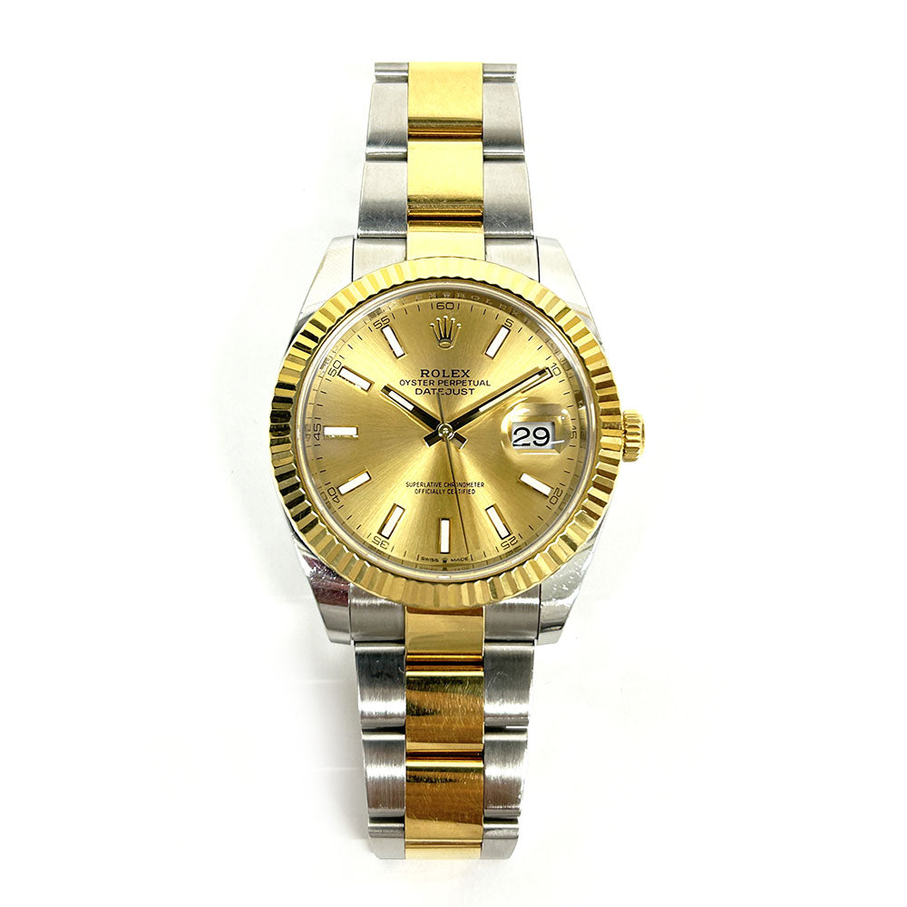 Rolex Datejust 41mm Champagne Dial Oyster 126333