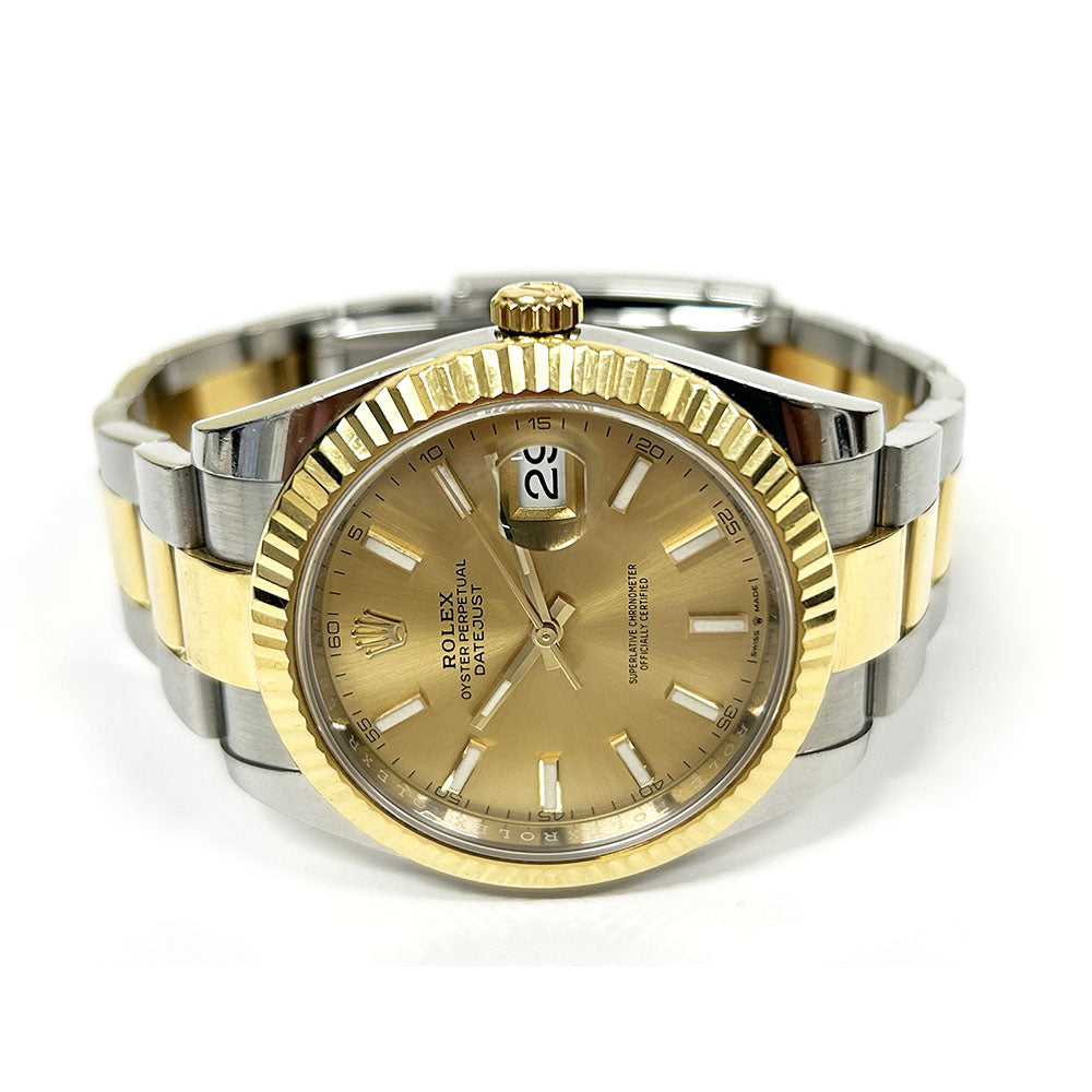 Rolex Datejust 41mm Champagne Dial Oyster 126333