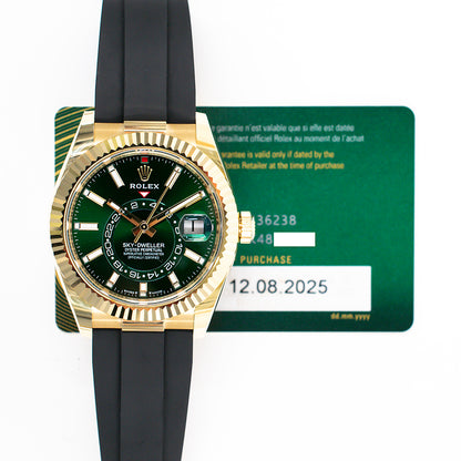 Rolex Sky-Dweller Green Dial 336238 (2025)