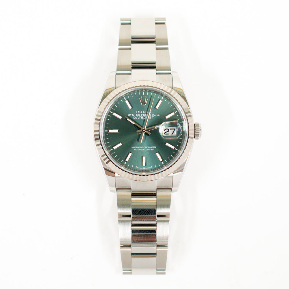 Rolex Datejust 36mm Mint Green Dial 126234 (2025)