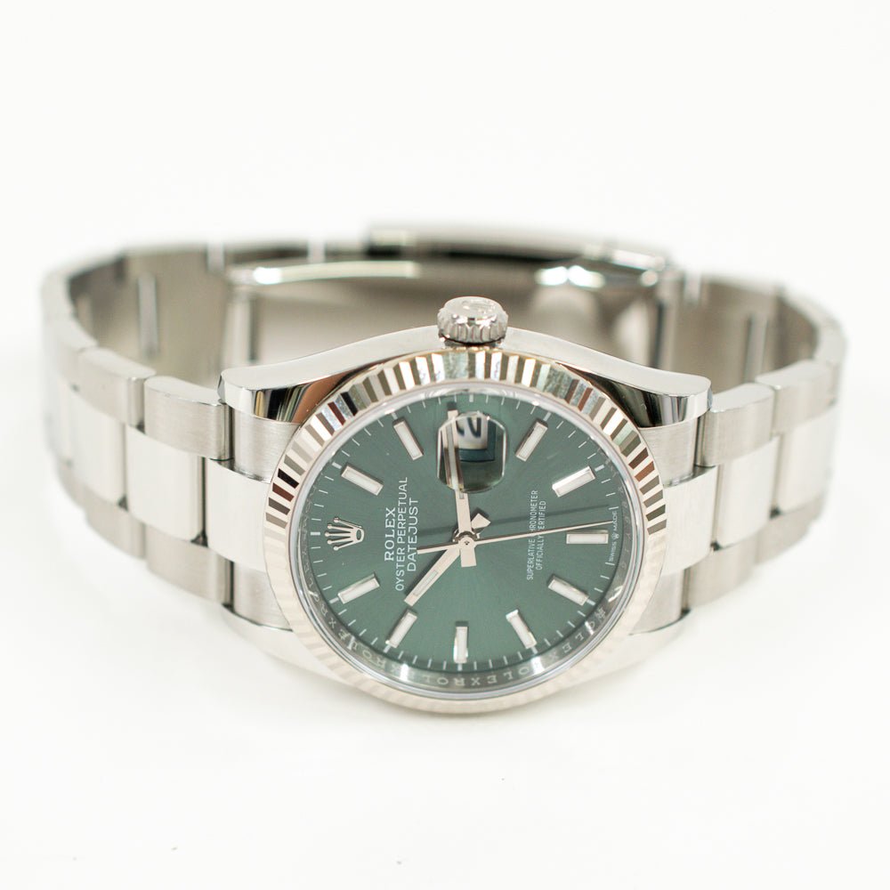 Rolex Datejust 36mm Mint Green Dial 126234 (2025)