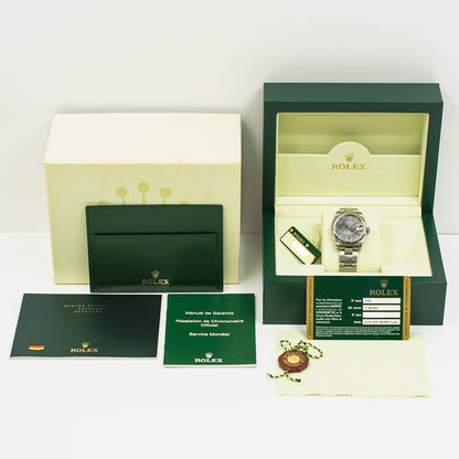 Rolex Datejust 31mm Dark Rhodium Flower Dial 178240 (2014)