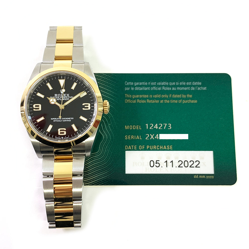 Rolex Explorer 36mm Black Dial 124273