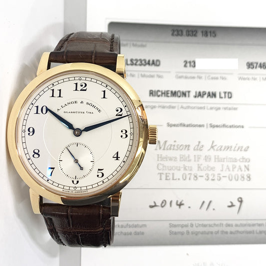 Grand 1815 40mm Rose Gold Manual Winding 233.032 (2014)