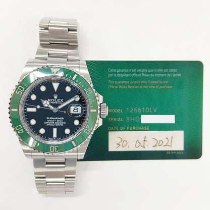 Rolex Submariner Date 41mm "Starbucks" Dial 126610LV (2021)
