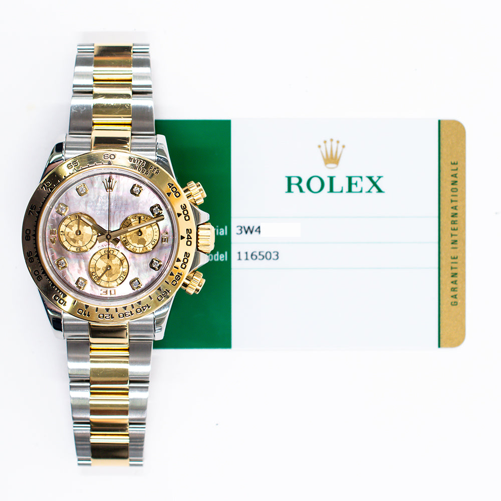 Rolex Daytona Black Mop Diamond Dial 116503 (2018)