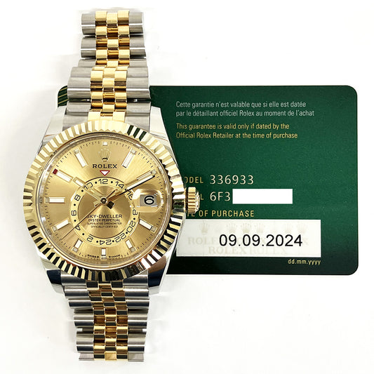 Rolex Sky-Dweller Oyster, 42mm Champagne Dial 336933