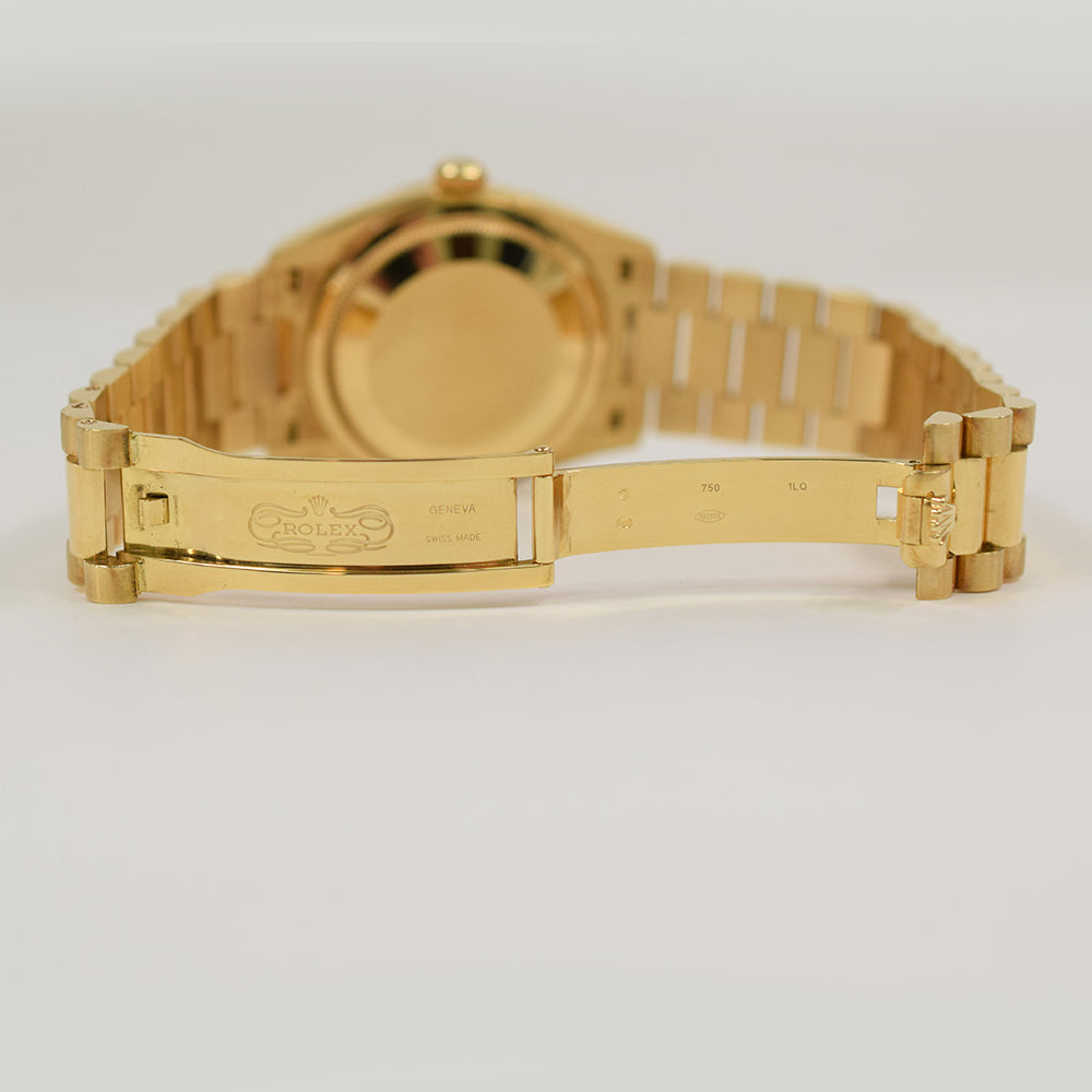 Rolex Day-Date 36mm Champagne Diamond Dial 128238A (2021)