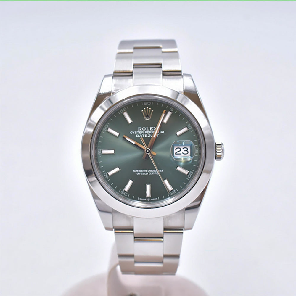 Rolex Datejust 41mm Green Dial 126300 (2024)