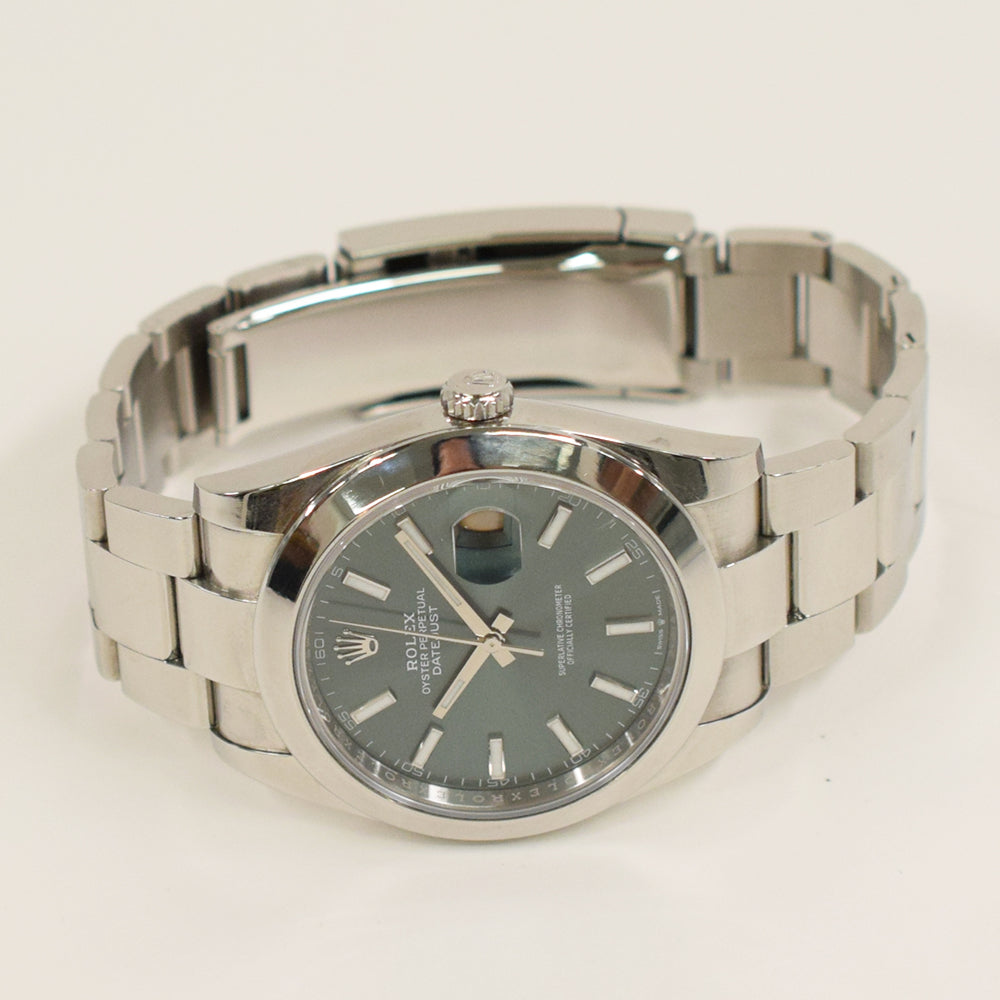 Rolex Datejust 41mm Green Dial 126300 (2024)