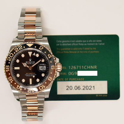 Rolex GMT-Master II Black Dial 126711CHNR (2021)