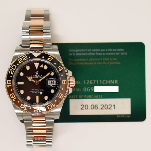 Rolex GMT-Master II Black Dial 126711CHNR (2021)