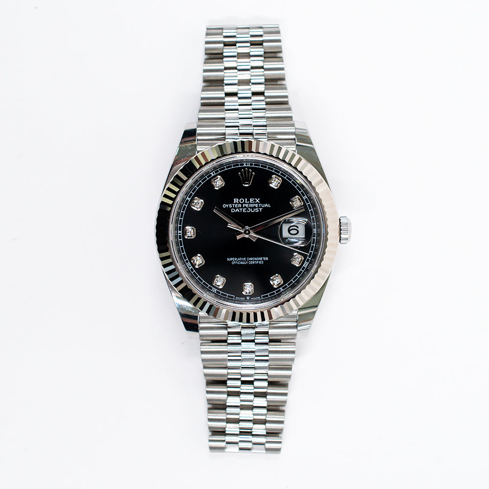 Rolex Datejust 41mm Black Diamond Dial 126334G (2022)