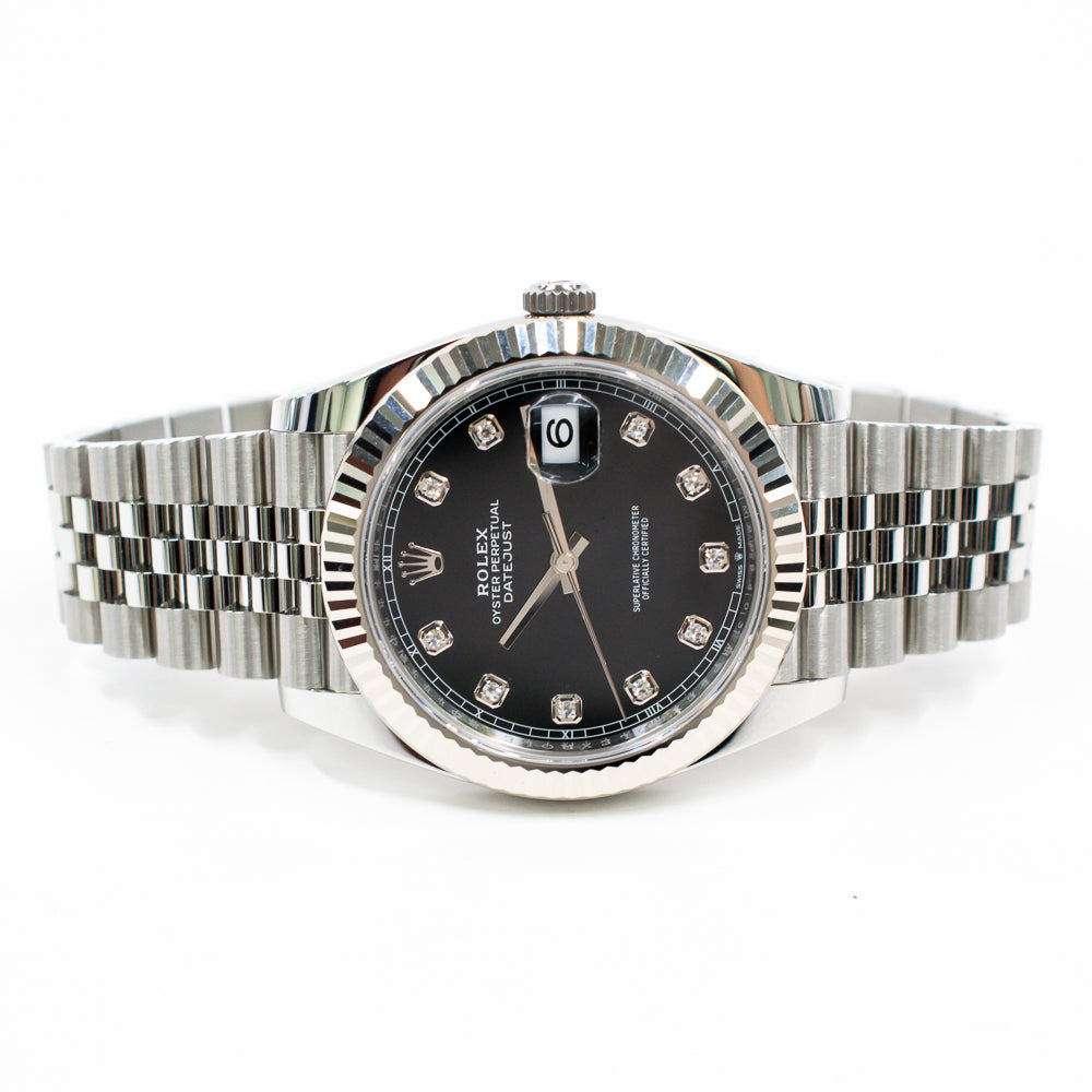 Rolex Datejust 41mm Black Diamond Dial 126334G (2022)