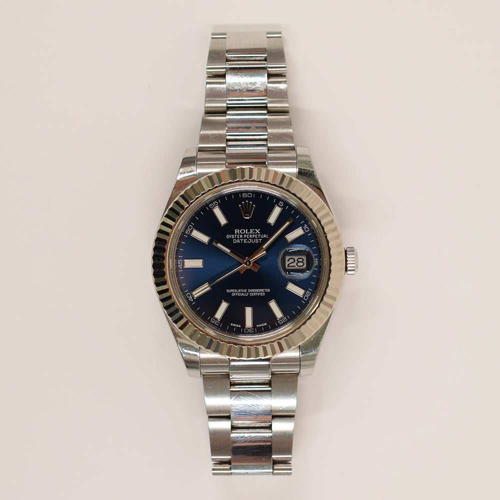 Rolex Datejust II Blue Dial 116334 (2013)