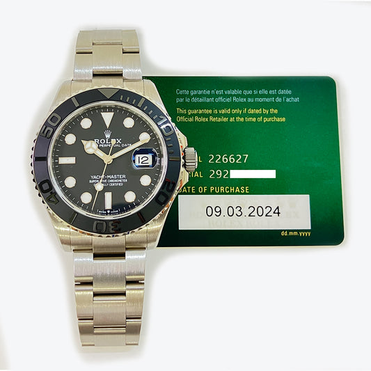 Rolex Yacht-Master 42mm Black Dial 226627