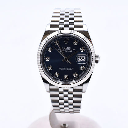 Rolex Datejust 36mm Blue Diamond Dial 126234G (2022)