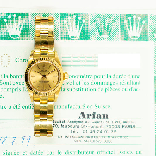 Rolex Oyster Perpetual 26mm Champagne Dial 67198 (1999)