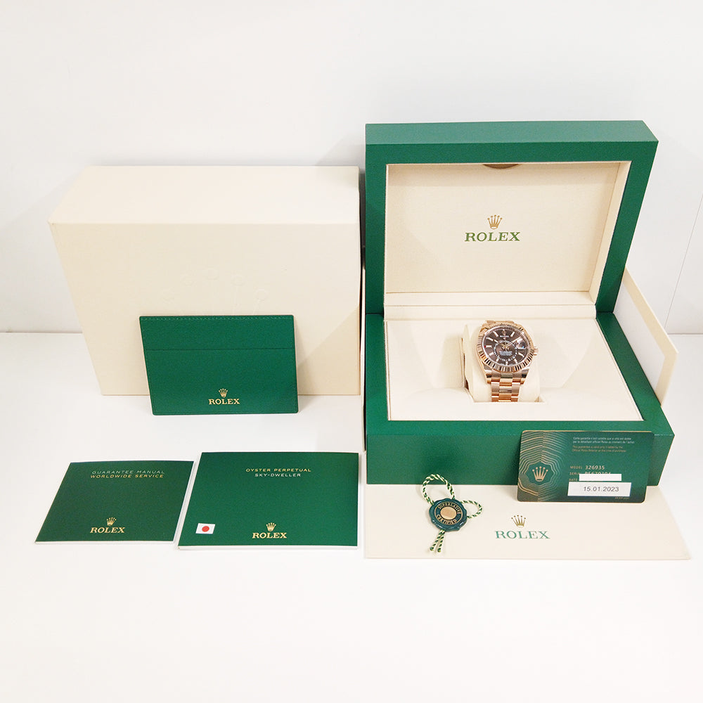 Rolex Sky-Dweller 42mm Chocolate Dial 326935 (2023)