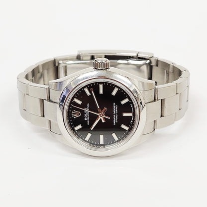 Rolex Oyster Perpetual 28mm Black Dial 276200