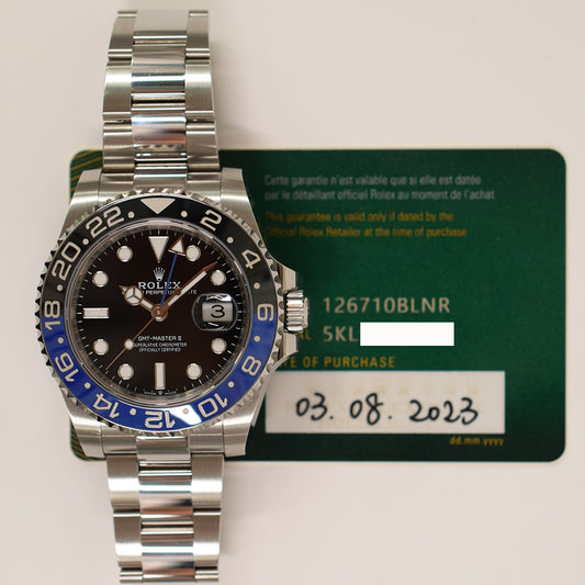 Rolex GMT-Master II "Batman" Dial 126710BLNR (2023)