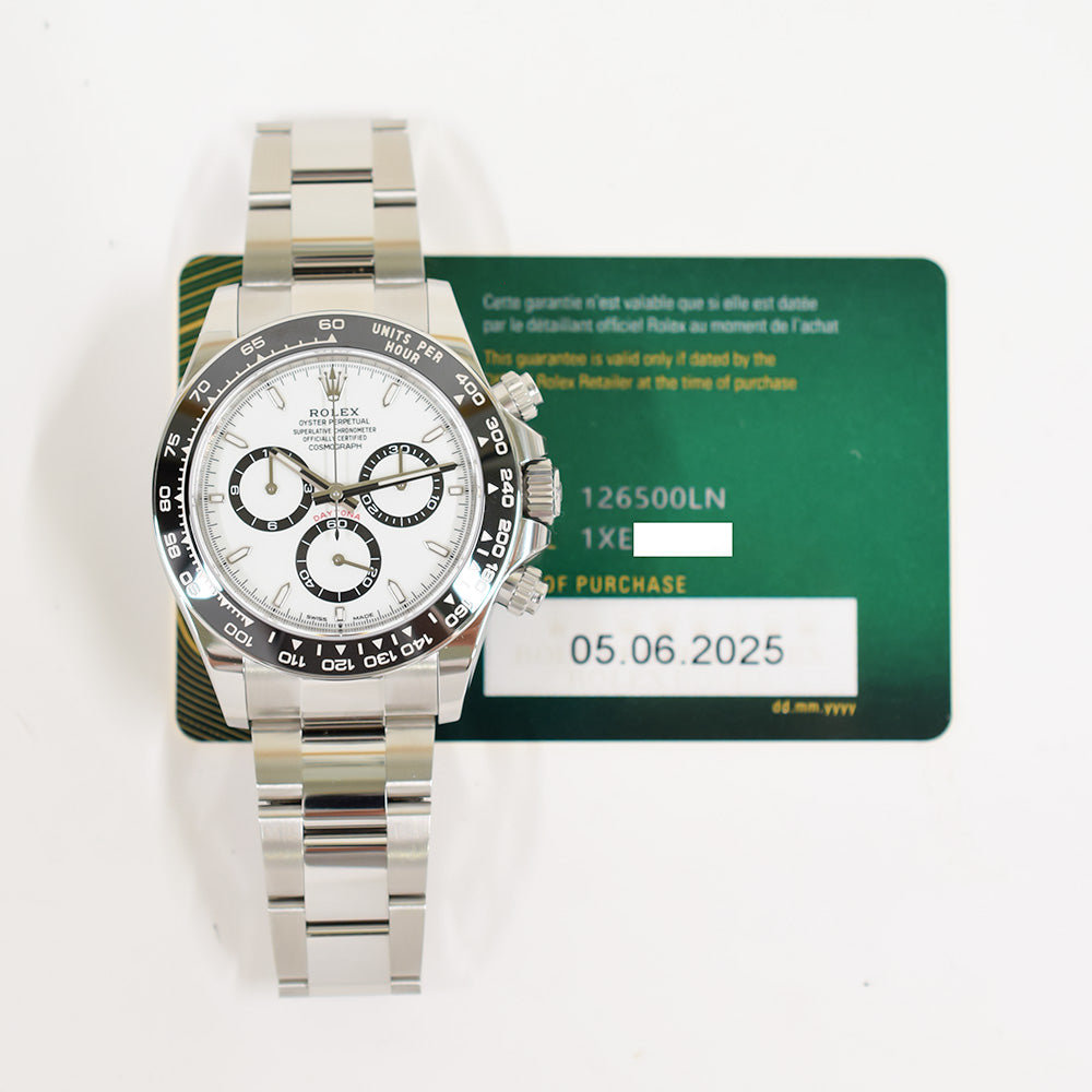 Rolex Daytona White Dial 126500LN (2025)