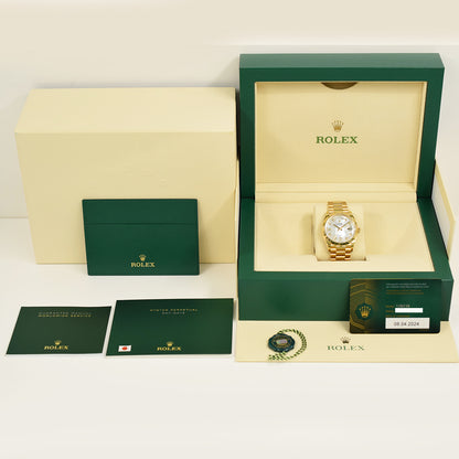 Rolex Day-Date 36mm Mop Diamond Dial 128238NA (2024)