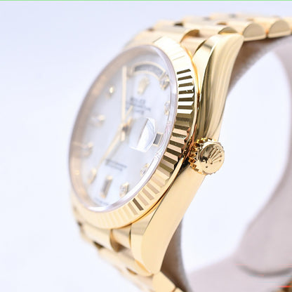 Rolex Day-Date 36mm Mop Diamond Dial 128238NA (2024)