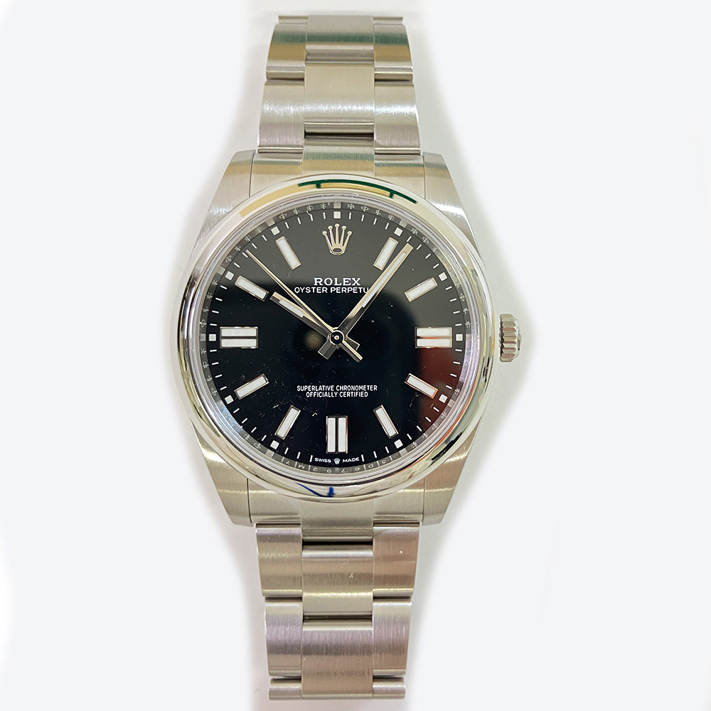 Rolex Oyster Perpetual 41mm Black Dial 124300