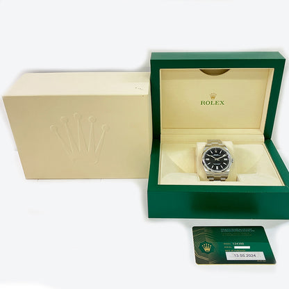 Rolex Oyster Perpetual 41mm Black Dial 124300