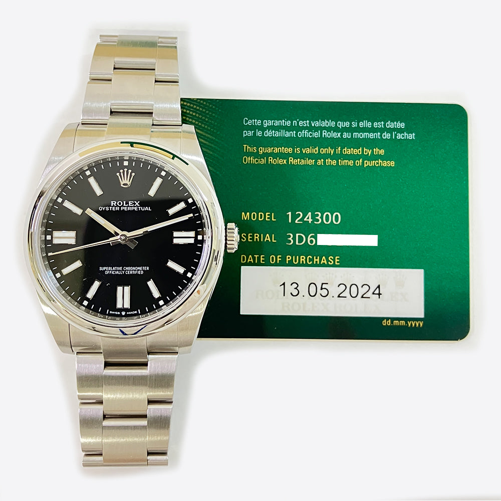 Rolex Oyster Perpetual 41mm Black Dial 124300