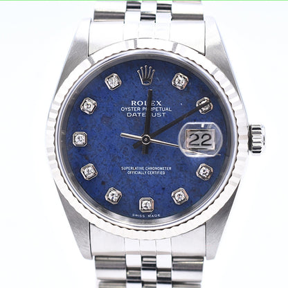 Rolex Datejust 36mm Blue Diamond 16234G