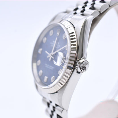 Rolex Datejust 36mm Blue Diamond 16234G