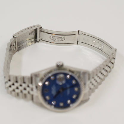 Rolex Datejust 36mm Blue Diamond 16234G