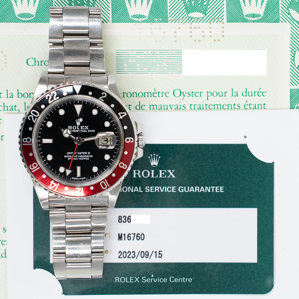 Rolex GMT-Master II Black Dial 16760 (1985)