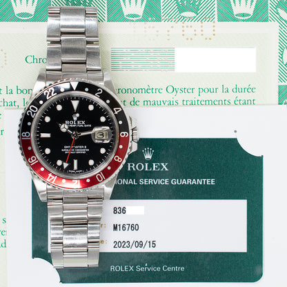 Rolex GMT-Master II Black Dial 16760 (1985)