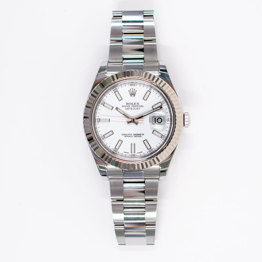 Rolex Datejust II White Dial 116334 (2009)
